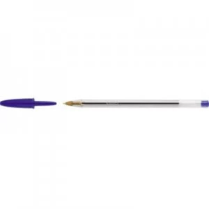 BIC Disposable ballpoint pen Cristal Blue 0.4mm indelible/no VOCs: Yes 8373609
