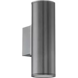 Eglo - RIGA Outdoor Wall Light Anthracite - anthracite
