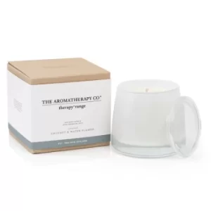 260g Unwind Therapy Candle Coconut & Water Flower