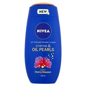Nivea Shower Oil Pearls Cherry Blossom 250ml