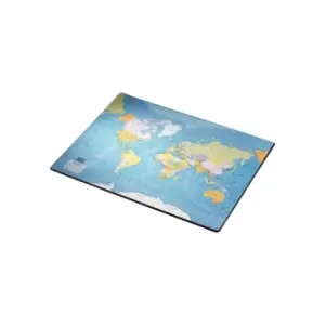 Esselte Europost Range World Map Desk Mat 40x53cm - Outer carton of 10