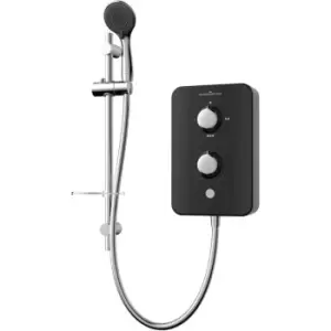 Gainsborough Slim Duo 8.5kW Electric Shower Black 3 Spray Head Handset Bathroom