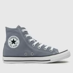 Converse All Star Hi Trainers In Grey