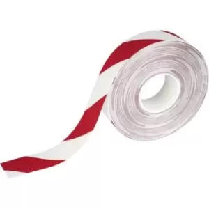 Durable Duraline Strong Floor Marking Tape Red/White 50mm x 30m