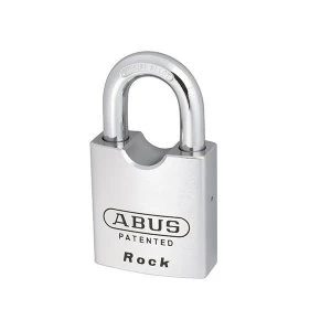 ABUS Mechanical 83/55mm Rock Hardened Steel Padlock Closed Shackle Carded