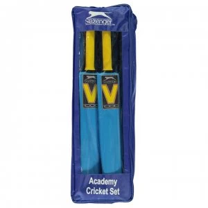Slazenger Academy Plastic Cricket Set - Blue