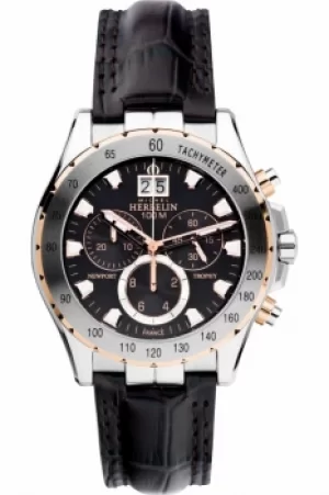 Mens Michel Herbelin Newport Trophy Chronograph Watch 36675/TR14MA
