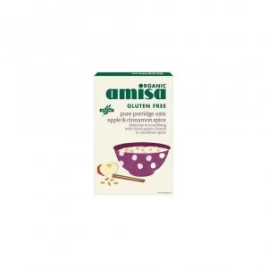Amisa Organic Gluten Free Porridge Oats with Apple & Cin