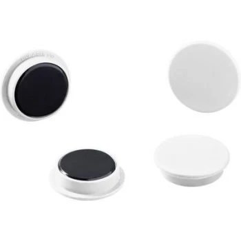 Durable Magnet 475202 (Ø) 21mm Round White 1 Set 475202