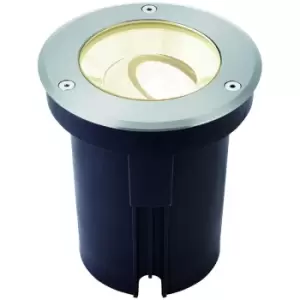 Saxby Hoxton Outdoor Integrated LED Recessed Downlight Brushed Stainless Steel, IP67