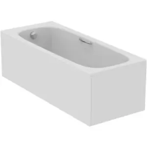 Ideal Standard i. life Single Ended Bath 1700mm x 700mm With Hand Grips No Tap Holes in White Acrylic