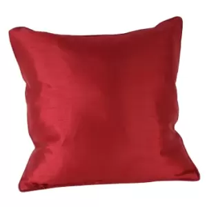 Riva Home Fiji Faux Silk Cushion Cover (One Size) (Red)