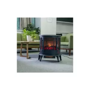 HEATSURE Electric Fireplace Heater 1800W FEH01 Black