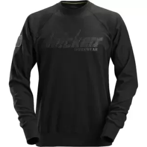 Snickers 2882 Mens Logo Sweatshirt Black S