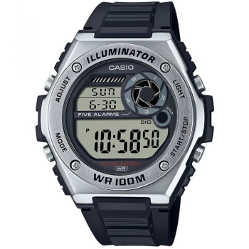 Casio Illuminator Black Silicone Strap MWD-100H-1AVEF Watch