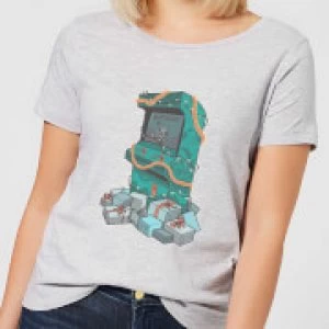 Arcade Tress Womens T-Shirt - Grey - 4XL