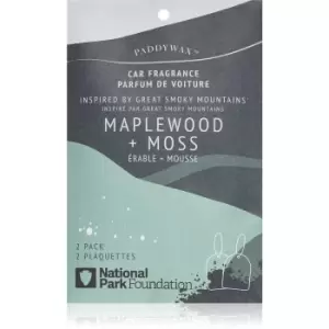 Paddywax Parks Maplewood + Moss car air freshener 2 pc