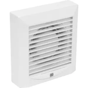 Airvent 100mm Extractor Fan Timer IPX4 in White ABS