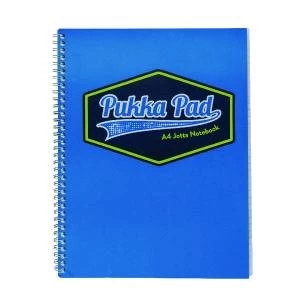 Pukka Pad Vision Wirebound Jotta Pad A4 Blue Pack of 3 8614-VIS