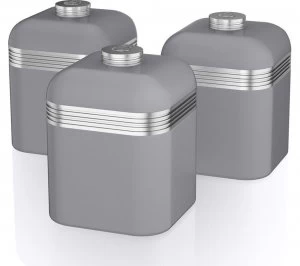 Swan Retro SWKA1020GRN 1-litre Canisters Pack of 3