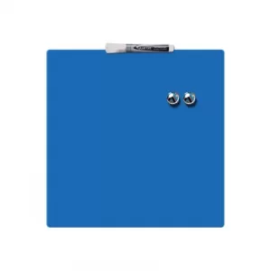 Quartet Magnetic Drywipe Board Square Tile 360X360MM Blue