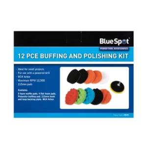 12 Piece Buffing and Polishing Kit