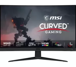 MSI G27CQ5 Quad HD 27" Curved VA LCD Gaming Monitor - Black