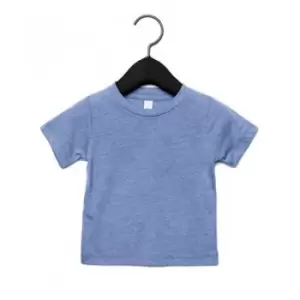 Bella + Canvas Baby Tri-Blend T-Shirt (6-12 Months) (Blue Triblend)