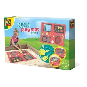 SES Creative - Childrens Kitchen Sand Play Mat (Multi-colour)