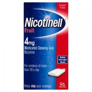 Nicotinell Fruit Chewing Gum 4mg 96 pieces