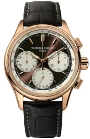 Frederique Constant Watch Flyback Chrono Gold
