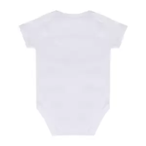 Larkwood Baby Boys/Girls Essential Short Sleeve Bodysuit (12-18 Months) (White)