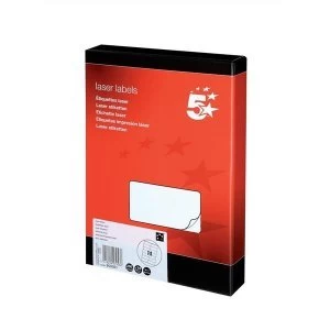 5 Star Office Multipurpose Labels Laser 14 per Sheet 99.1x38.1mm White 3500 Labels