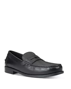 Geox Mens Damon Leather Penny Loafers
