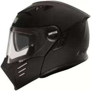 Simpson Darksome Solid Motorcycle Helmet, black, Size 2XL, black, Size 2XL