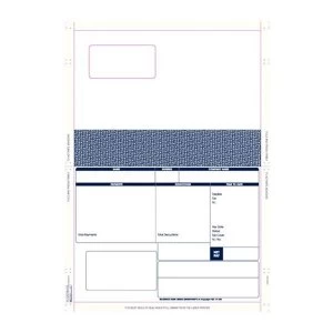 Custom Forms 1 Part Hand Seal Laser Payslip Mailer 100gm2 Pack of 500 Sheets