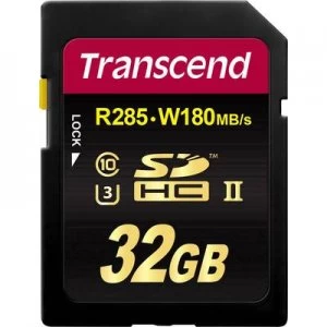 Transcend Premium 700S SDHC card 32GB Class 10, UHS-II, UHS-Class 3, v90 Video Speed Class