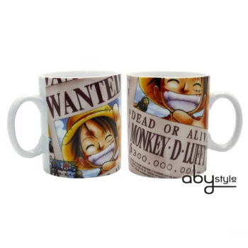One Piece - Luffy Wanted Mug
