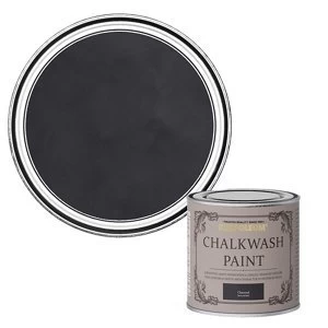Rust-Oleum Chalkwash Charcoal Flat matt Emulsion Paint 125ml
