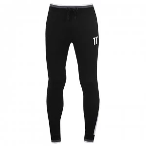 11 Degrees Panel Skinny Jogging Pants - Black/White