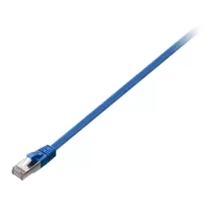 V7 Blue Cat6 Shielded (STP) Cable RJ45 Male to RJ45 Male 2m 6.6ft