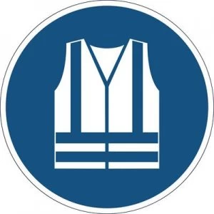 Durable 173506 Use Symbol Safety Vest- Blue (Ø x H) 430 mm x 0.4 mm