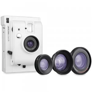 Lomography Lomo'Instant Camera White + 3 lenses