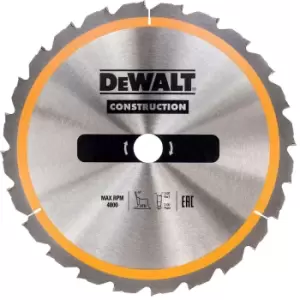DEWALT Construction Circular Saw Blade 315mm 24T 30mm