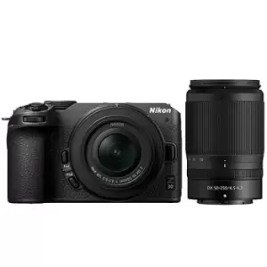 Nikon Z 30 Mirrorless Camera with DX 16-50mm and 50-250mm VR Lenses