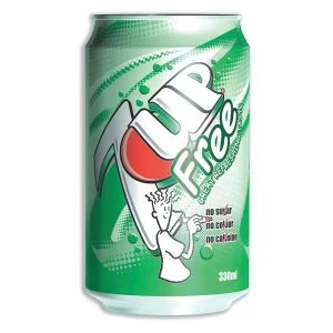 7UP 330ml Light Soft Drink Can 1 x Pack of 24 Cans