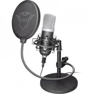 Trust GXT 252 Emita PC microphone Black Corded Stand