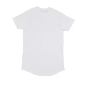 Mantis Mens Long Length T-Shirt (XL) (White)