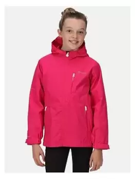 Boys, Regatta Kids Calderdale Ii Waterproof Jacket - Pink, Size 7-8 Years
