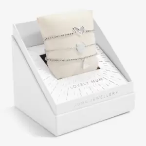 Celebrate You Gift Boxed Lovely Mum Silver Set Of 3 Bracelet 6273
